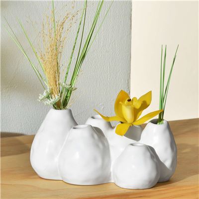 Vase soliflores - blanc