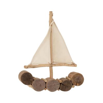 Bateau h43cm - naturel