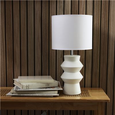 Lampe H50cm - blanc
