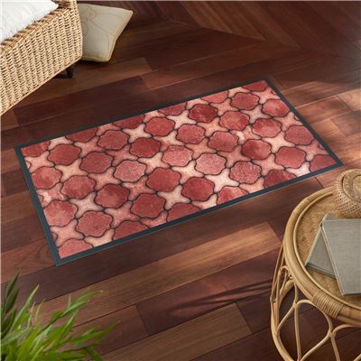 Tapis 74x180 - rouge tomette