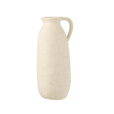 Vase cruche h36cm - blanc écru