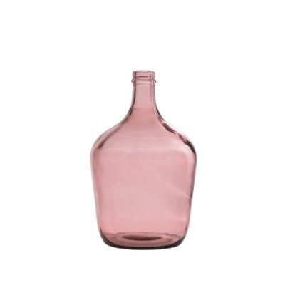 Vase bouteille h30cm - rose