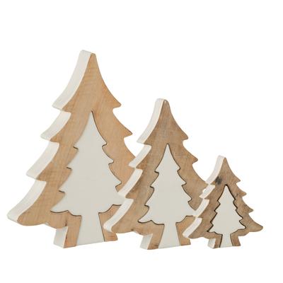Sapin puzzle h14cm - naturel