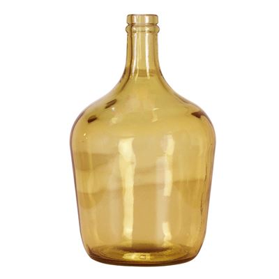 Vase jaune safran h30cm - jaune safran