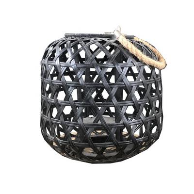 Lanterne h25cm - noir
