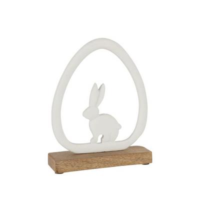 lapin h29cm - blanc