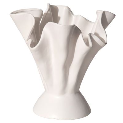 Vase h28cm - blanc
