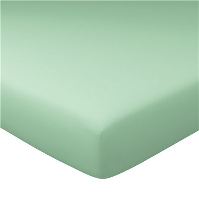 Drap-housse grand bonnet 90x200x30 - vert jade