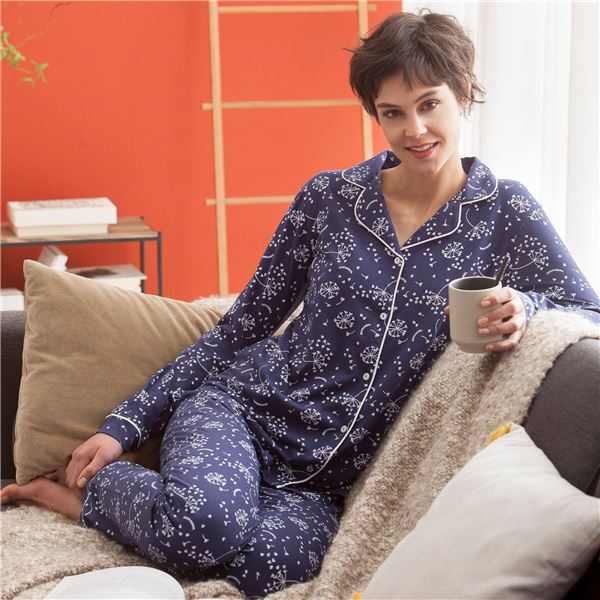 Pyjama femme jersey imprimé