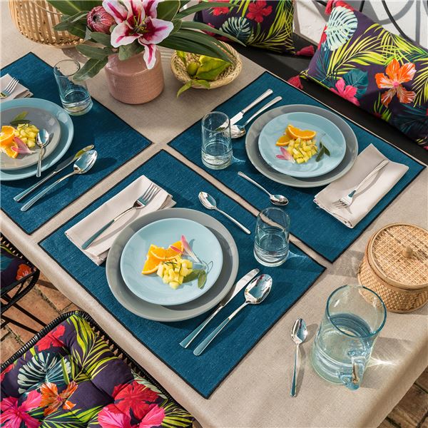 4 Dessous De Plat En Coton Tressé 18 Cm - Résistants à La Chaleur, Absorbants, Pour Cuisine Ou Table