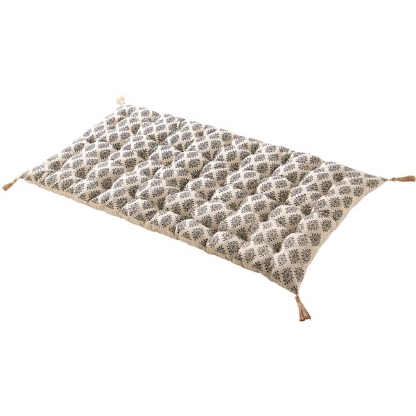 Futon écoresponsable motif ethnique
