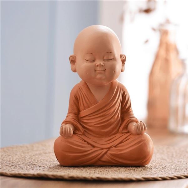 Statuette petit moine bouddhiste