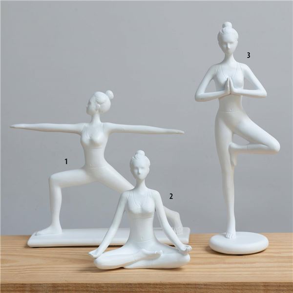 Statuette femme yoga