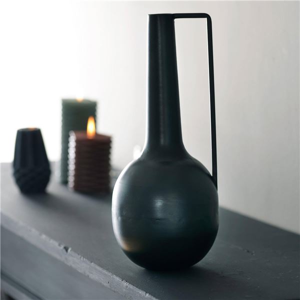 Vase métal style amphore