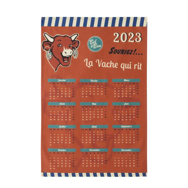 Torchon calendrier 2023 La Vache qui rit