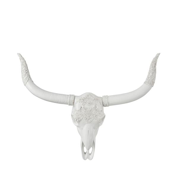Trophée mural tête de buffle en résine