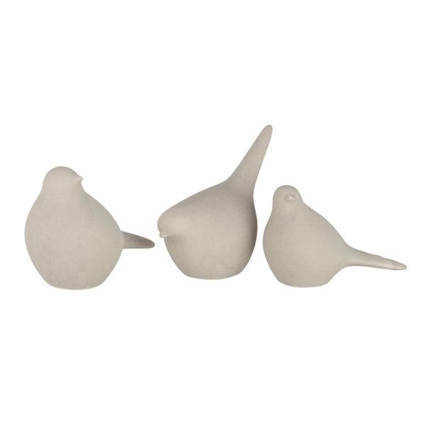 Statuettes oiseaux - set de 3