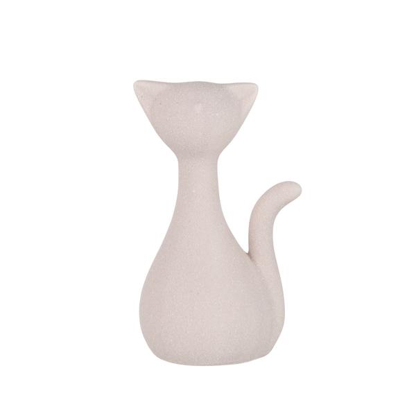 Statuette chat en céramique