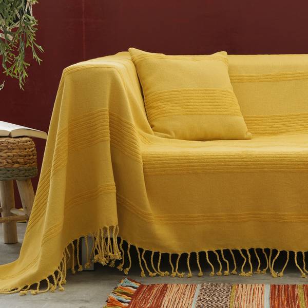 Jetés tissage artisanal et coordonnés